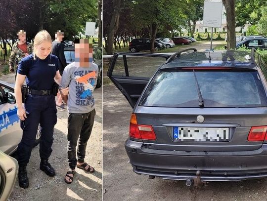 Kierowca BMW spanikował na widok policjantów. Jechał pod wpływem amfetaminy i miał ją ze sobą