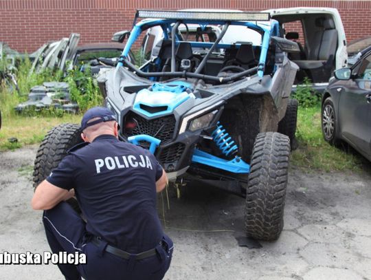 Kierowca buggy prawie zabił pieszego i uciekł. Pojazd wywiózł do innego województwa