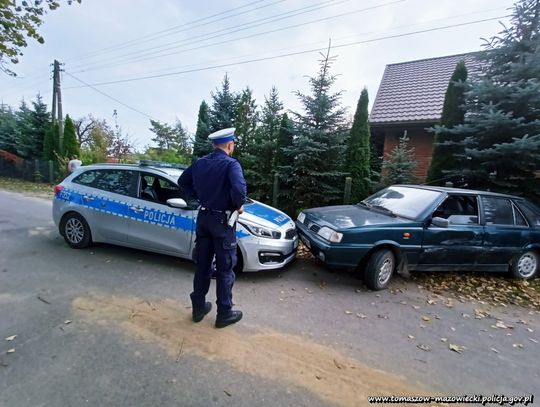 Kierowca poloneza celowo potrącił policjanta i próbował uciec z miejsca [ZDJĘCIA]