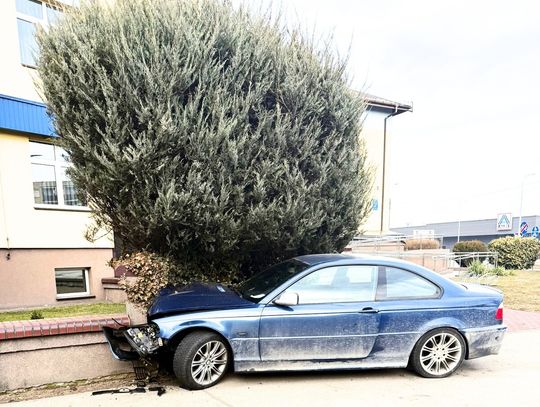 Kompletnie pijana 24-latka rozbiła BMW na ogrodzeniu ZUS-u. Trzy miesiące temu zabrali jej prawko