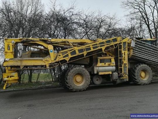 Kompletnie pijany jechał tym potworem po drodze publicznej. Wydmuchał 2,5 promila