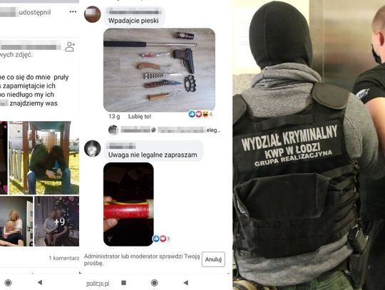 Kozaczył w sieci i namawiał do ataków na policjantów. Sami go odwiedzili [ZDJĘCIA]