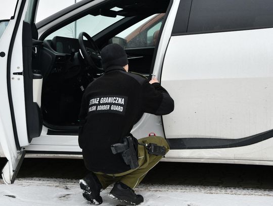 Kradzione elektryki nie wyjechały z Polski. Straż Graniczna zatrzymała auta warte 330 tysięcy zł