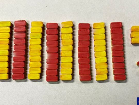 Kryminalni zaskoczyli 27-latka. W mieszkaniu znaleźli amfetaminę, mefedron i MDMA