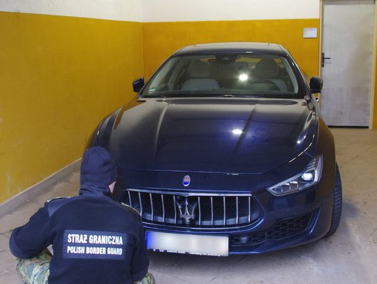 Luksusowe Maserati skradzione w Berlinie odnalezione dzień później w Polsce [FOTO]