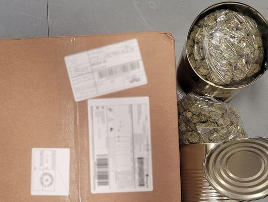 Marihuana zamiast przekąsek. Blisko kilogram narkotyku w paczce z USA