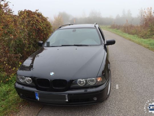 Miał już zakaz prowadzenia, ale założył tablice z innego auta i dalej jeździł. Kierowca BMW zatrzymany