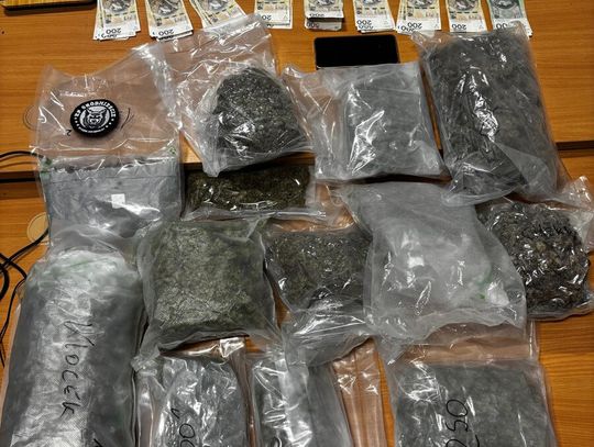 Miał ponad 4 kg marihuany i blisko 20 tysięcy złotych w gotówce. Podejrzany trafił do aresztu