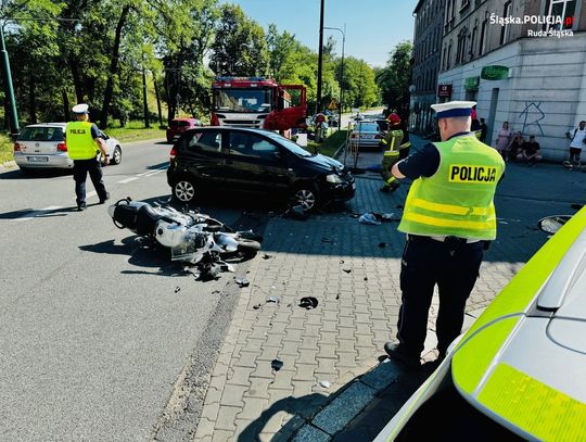 Młoda kierująca nie ustąpiła pierwszeństwa motocykliście. W wyniku wypadku zginął 40-latek [ZDJĘCIA]