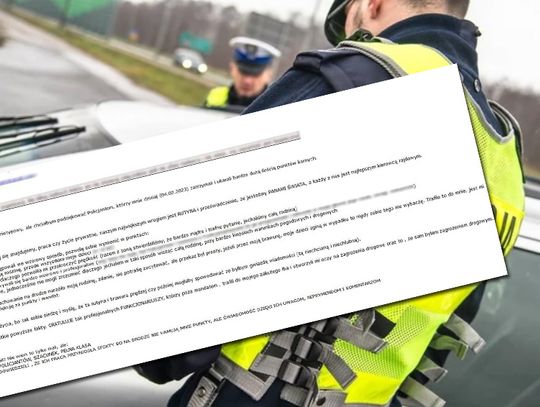 "Mój mail może wydawać się dziwny..." Kierowca podziękował policji za mandat, który dał mu do myślenia