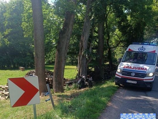 Motocykliści ucierpieli w groźnych wypadkach. Jeden z nich jest w stanie ciężkim