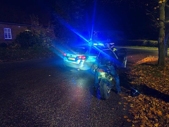 Motocyklista nie zatrzymał się do kontroli. Uciekał, bo kawasaki od 13 lat nie miało badań