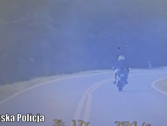 Motocyklista zakończył sezon prawa jazdy. Musiał oddać je za prędkość