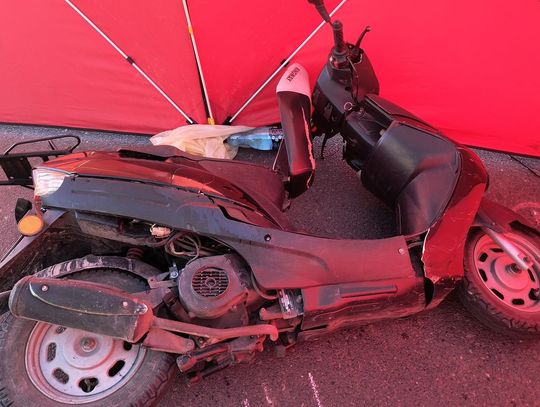 Motorower przewrócił się na zakręcie. 43-latek zginął mimo reanimacji