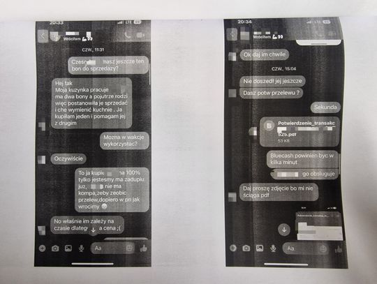 Myślał, że trafiła mu się super okazja i kupuje bon turystyczny od znajomej. Przelał oszustom 6 tysięcy złotych