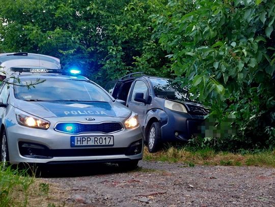 Na oczach policjantów wjechał autem w drzewo. Pijany kierowca wiózł w aucie 7-letnią córkę
