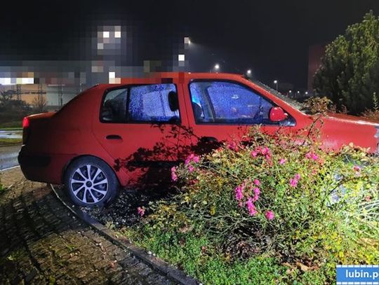 Na rondzie pojechał prosto. Gdy go złapali, ściskał w ręce słoik z marihuaną
