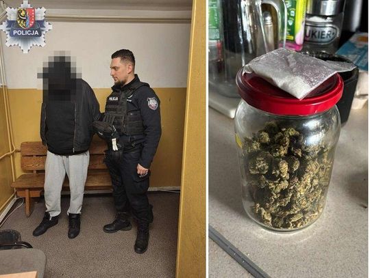 Na widok radiowozu stał się nerwowy. Policjanci poszli za 40-latkiem i znaleźli narkotyki