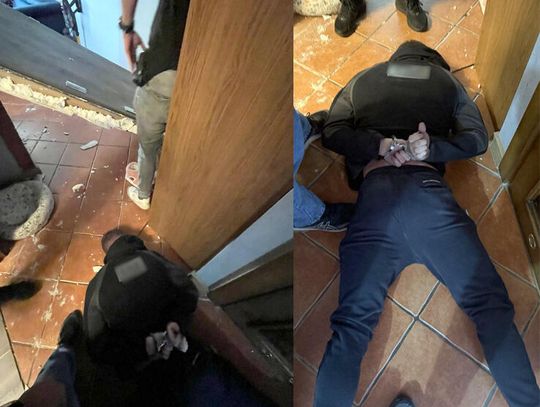Najpierw laboratorium, teraz dilerzy. 28-latek nie chciał otworzyć, więc policjanci weszli z drzwiami