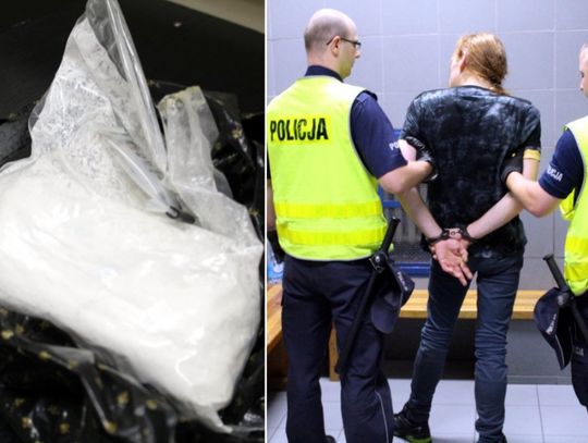 Narkotykowy kurier z Holandii wpadł na Dworcu Centralnym. W bagażu miał sporo amfetaminy. WIDEO