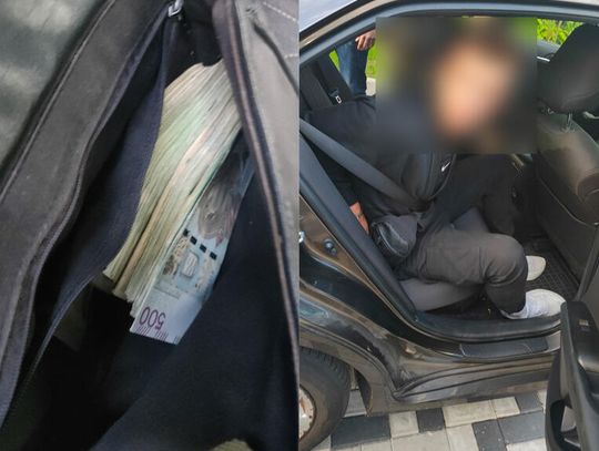 Nastraszona kobieta powiesiła na płocie torbę pełną pieniędzy. Policja złapała "odbieraka"
