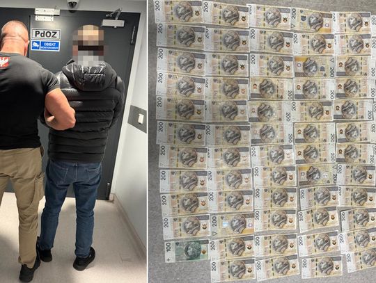 Nerwowe zachowanie przy bankomacie zdradziło oszusta. Gruzin zatrzymany z grubą gotówką