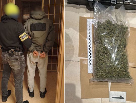 „Nie wiem, skąd to się tu wzięło”. Miał w plecaku prawie kilogram marihuany, trafił za kraty
