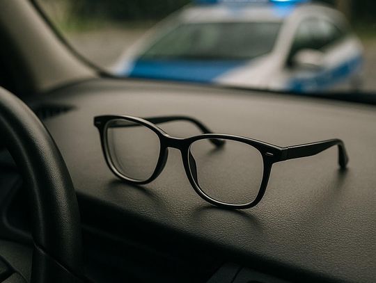 Nie włożył okularów i wyprzedził policjantów na podwójnej ciągłej. Potem tłumaczył, że "zamulali"