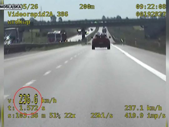 Niemiec w Aston Martinie pędził polska ekspresówką aż 236 na godzinę. Zatrzymała go drogówka