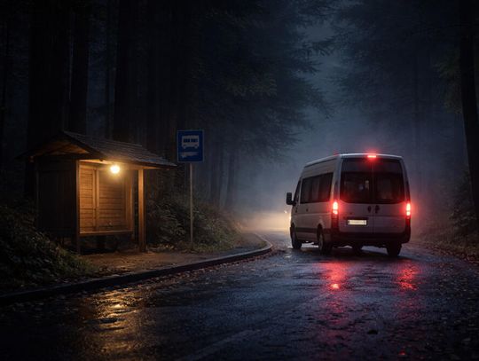 Niemiecka turystka wyrzucona przez kierowcę autobusu w środku lasu. Pomogli jej policjanci Niemiecka turystka wyrzucona przez kierowcę autobusu w środku lasu. Pomogli jej policjanci