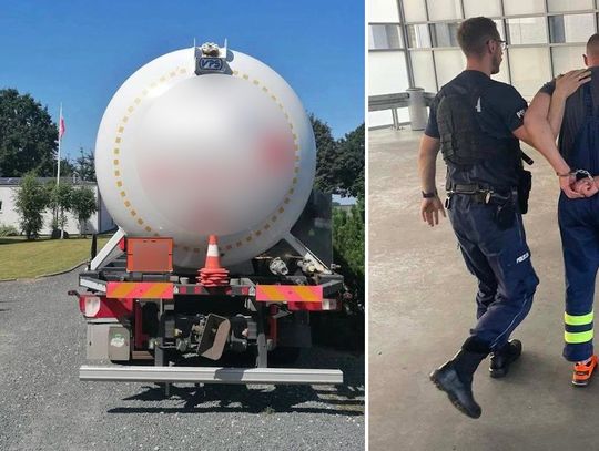 Nocna jazda mogła zakończyć się tragicznie. Pijany kierował cysterną pełną łatwopalnego gazu