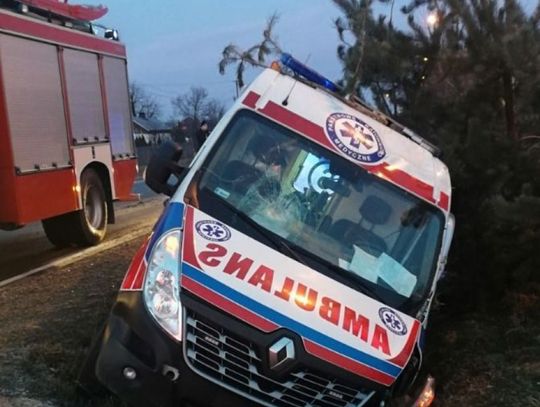 Nudził się w kolejce do badań, więc ukradł karetkę. Był pijany i wjechał ambulansem do rowu