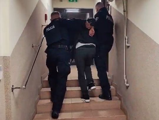 Obcokrajowiec zaczepił, a następnie dotkliwie pobił kobietę idącą do pracy. Wpadł przez monitoring