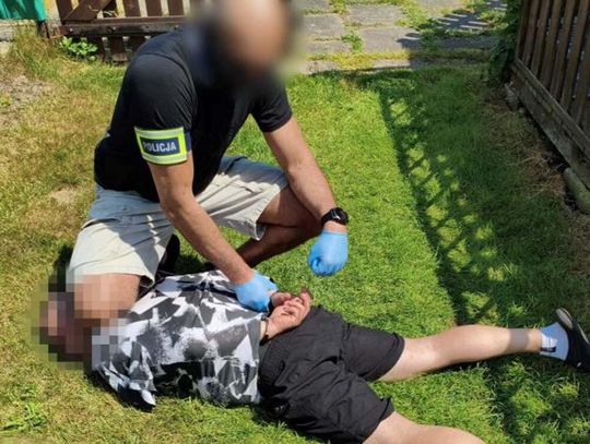 Odepchnął policjantów, gwałtownie ruszył i uciekł. Obywatel Ukrainy zatrzymany kilka godzin później