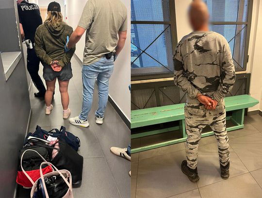 Parka złodziei przyjechała do miasta kraść, potem się upili i zrobili awanturę. Oboje skończyli w areszcie