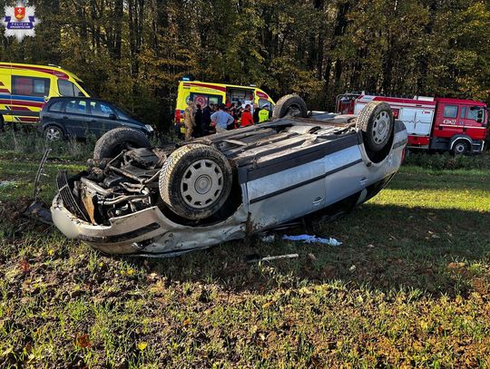 Pięcioro nastolatków w dachującym volkswagenie. Za kierownicą siedział 18-latek