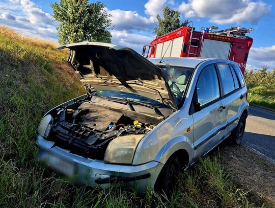 Pijana 34-latka wiozła dzieci autem. Przesadziła z prędkością i ford wylądował w rowie