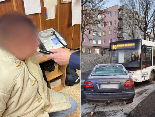 Pijana Grażyna wjechała w autobus miejski, a później dusiła policjanta