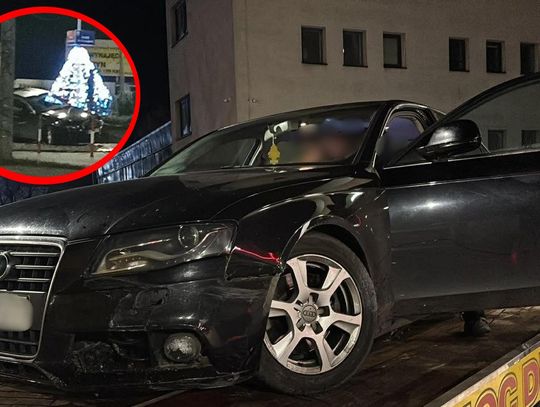 Pijany 23-latek "zaparkował" audi na środku ronda, po czym zbiegł i ukrywał się na terenie firmy Pijany 23-latek "zaparkował" audi na środku ronda, po czym zbiegł i ukrywał się na terenie firmy
