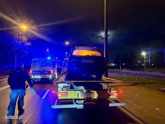 Pijany kierowca próbował uciec policji. Nocny pościg ulicami miasta