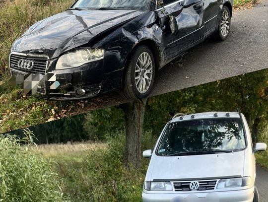 Pijany kierowca wrócił po rozbity samochód drugim autem. Miał 1,5 promila, nie miał uprawnień i był poszukiwany
