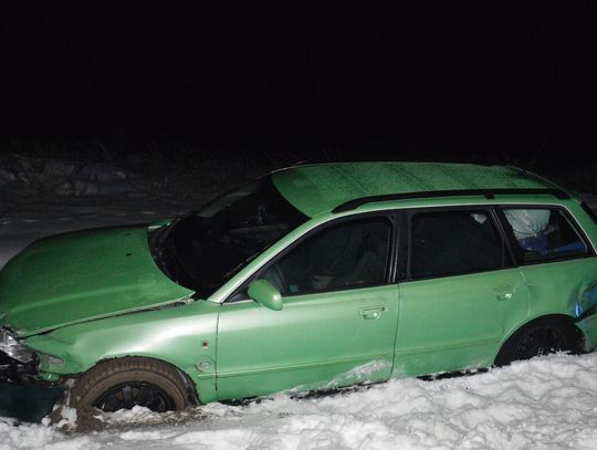 Pijany kierowca z Ukrainy wjechał do rowu. Przewoził 11-letniego syna i zostanie deportowany