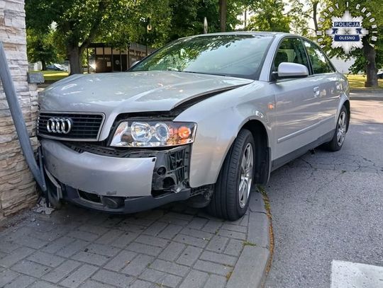 Pijany mechanik chciał pojeździć autem, które miał naprawić. Rozbił audi należące do klientki