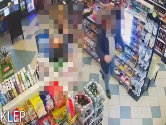Pijany mężczyzna wściekł się, bo nie mógł kupić więcej alkoholu. Zaczął demolować sklep