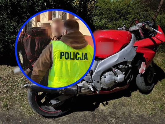 Pijany motocyklista wjechał w starszą kobietę na pasach, zgubił pasażera i uciekł. Policjanci odnaleźli go w szafie u matki