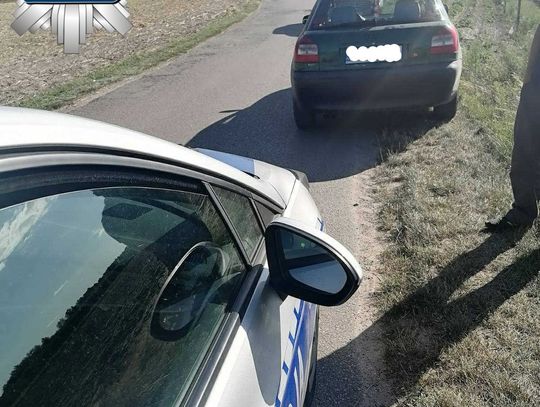 Pił w lesie, żeby żona nie widziała. Został zatrzymany, gdy wracał autem do domu