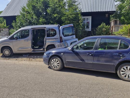 Podczas jazdy doznał udaru i wjechał w zaparkowane auto. Otwarte drzwi przygniotły pasażerkę