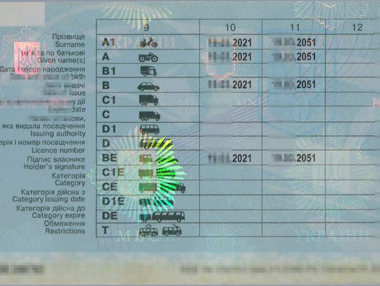 Polak pokazał policjantom fałszywe ukraińskie prawo jazdy. Dokument miał wyrobić podczas odsiadki