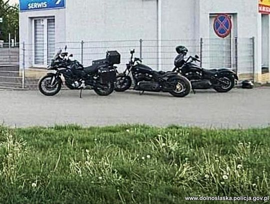 Policja zatrzymała trzech Holendrów na motocyklach. Byli pijani i agresywni
