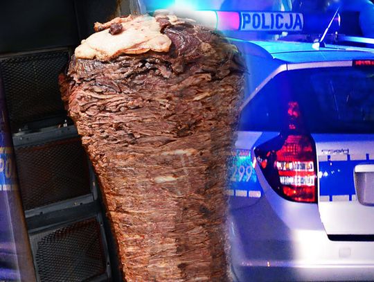 Policjanci czekali na kebaba, gdy przez szybę zauważyli poszukiwanego. Natychmiast zareagowali